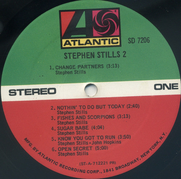 Stephen Stills : Stephen Stills 2 (LP, Album, PR )