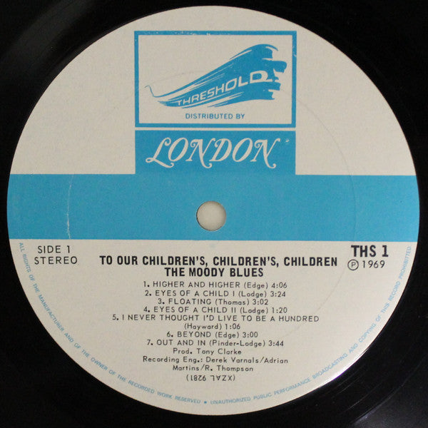 The Moody Blues : To Our Children's Children's Children (LP, Album, Gat)