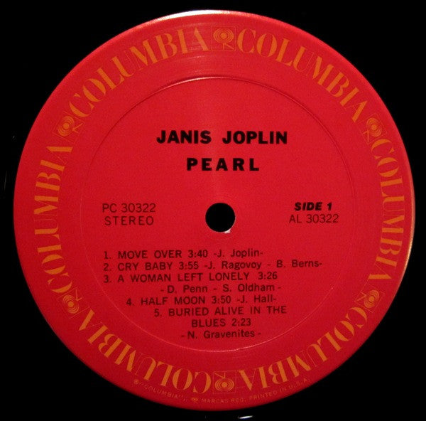 Janis Joplin : Pearl (LP, Album, RE)