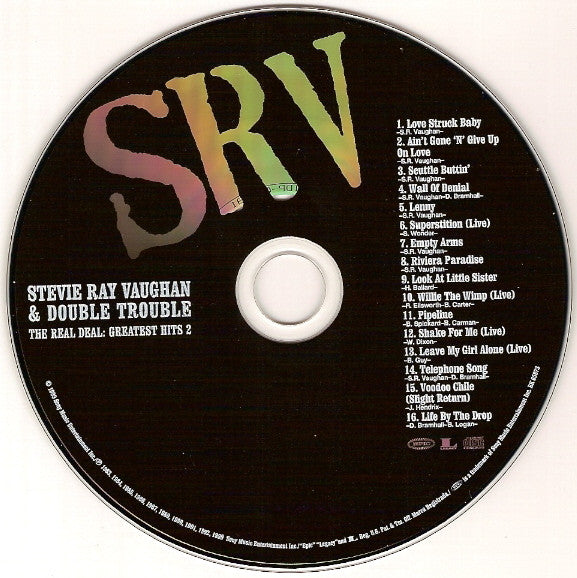 Stevie Ray Vaughan & Double Trouble : The Real Deal: Greatest Hits Volume 2 (CD, Comp)