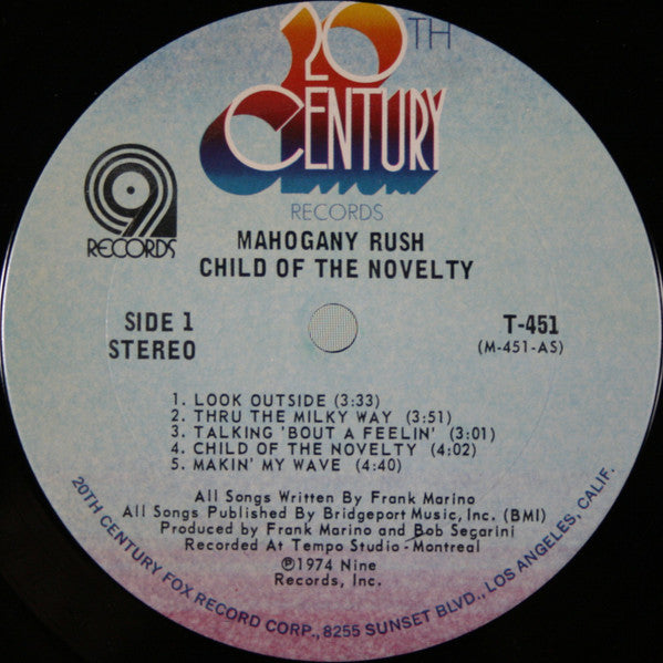 Mahogany Rush : Child Of The Novelty (LP, Album, Ter)