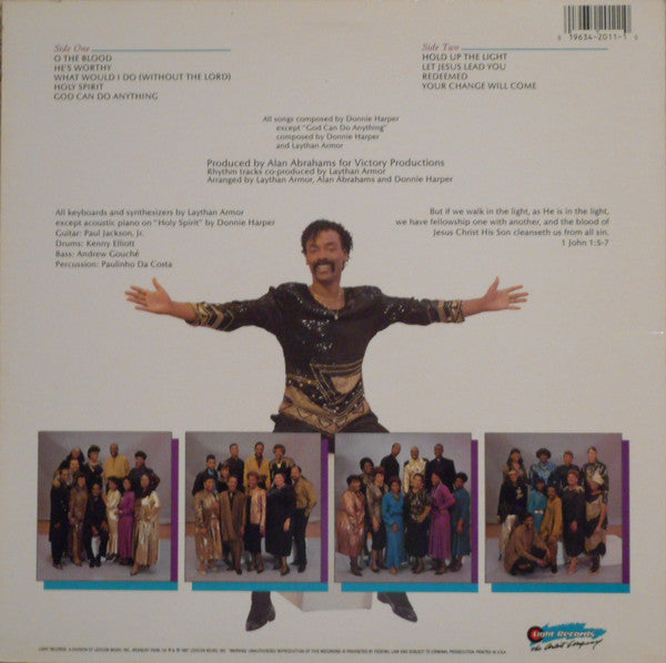 The New Jersey Mass Choir : Hold Up The Light (LP, Album)