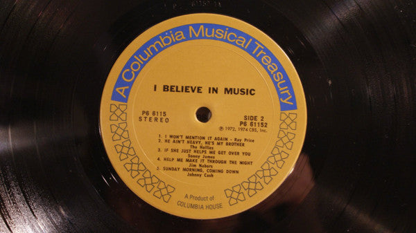 Various : I Believe In Music (A Treasury Of Great Songs By Great Stars) (6xLP + Box, Comp)