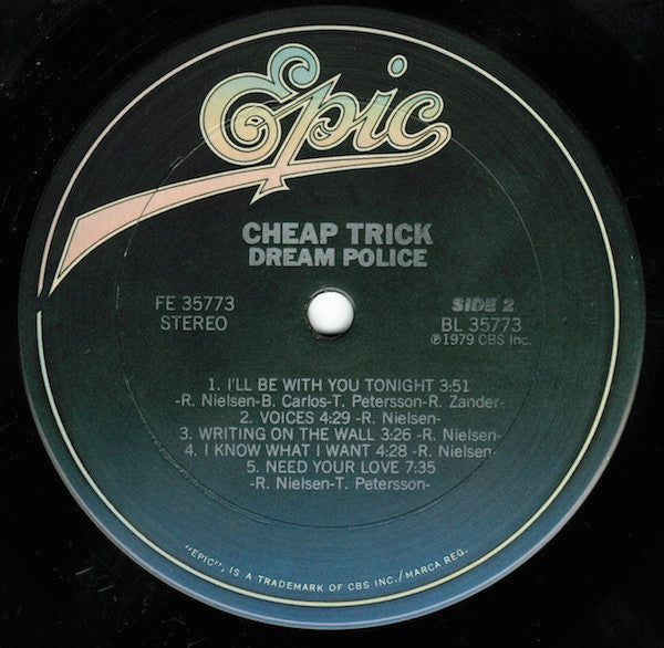 Cheap Trick : Dream Police (LP, Album, Pit)