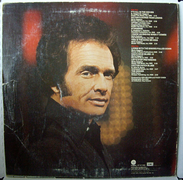 Merle Haggard And The Strangers (5) : It's All In The Movies (LP, Album, Club)