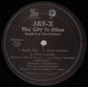Jay-Z : The City Is Mine / Face Off (12")
