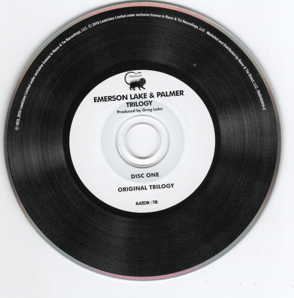 Emerson, Lake & Palmer : Trilogy (2xCD, Album, RM + DVD-A, RM, Multichannel + Dlx, L)