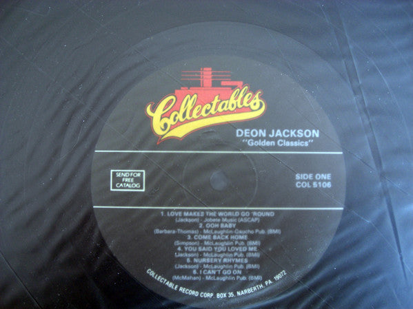 Deon Jackson : Golden Classics (LP, Comp)