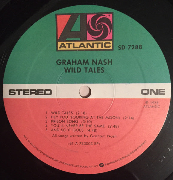 Graham Nash : Wild Tales (LP, Album, RE, SP )