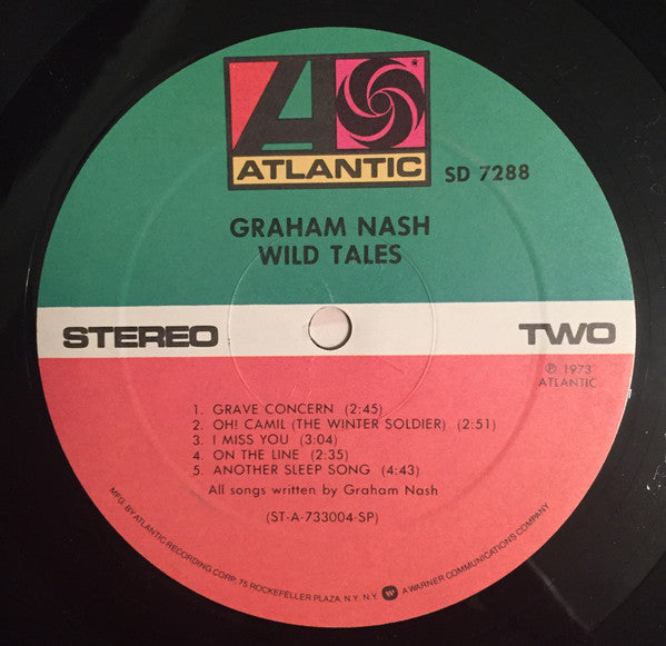 Graham Nash : Wild Tales (LP, Album, RE, SP )