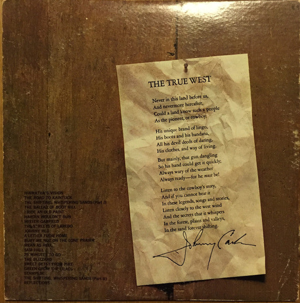 Johnny Cash : Johnny Cash Sings The Ballads Of The True West (2xLP, Album)