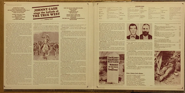 Johnny Cash : Johnny Cash Sings The Ballads Of The True West (2xLP, Album)
