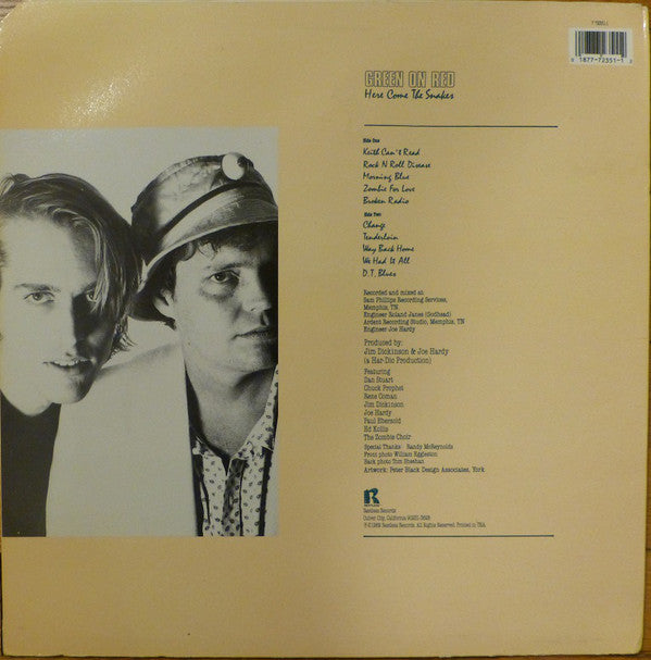 Green On Red : Here Come The Snakes (LP, Album)