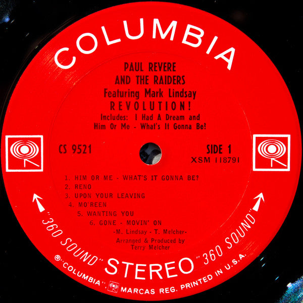 Paul Revere & The Raiders Featuring Mark Lindsay : Revolution! (LP, Album, San)