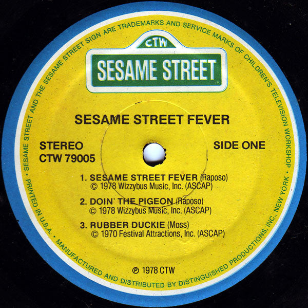 Sesame Street : Sesame Street Fever (LP, Album, Gat)