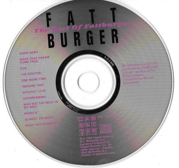 Fattburger : The Best Of Fattburger (CD, Comp)