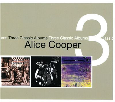 Alice Cooper : Three Classic Albums (CD, Comp, RE + CD, Album, RE + CD, Album, RE + Box)