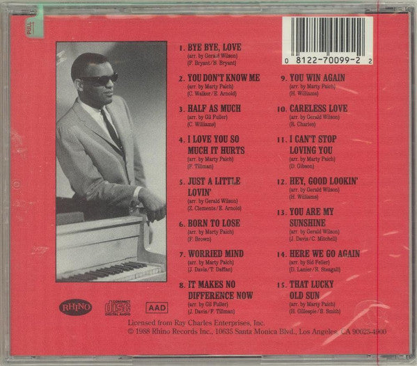 Ray Charles : Modern Sounds In Country And Western Music (CD, Album, RE, RM, Spe)