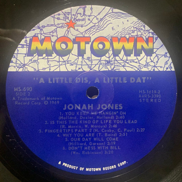 Jonah Jones : A Little Dis, A Little Dat (LP, Album)