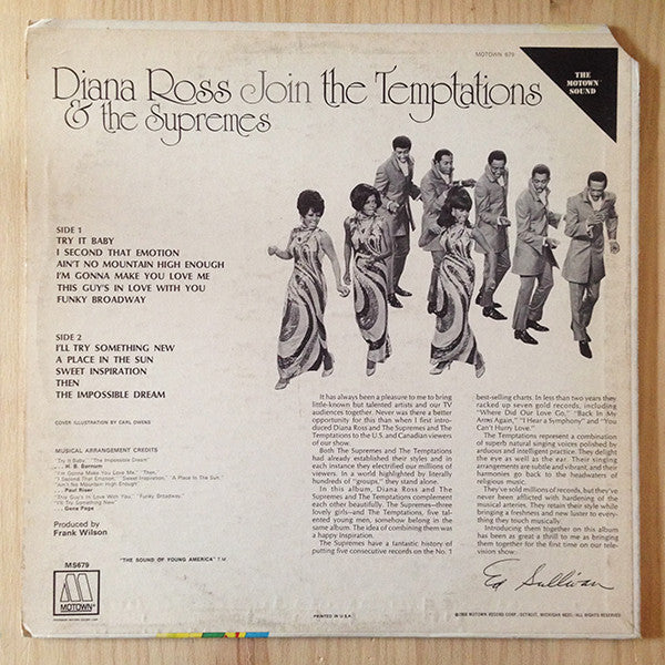 Diana Ross & The Supremes* Join The Temptations : Diana Ross & The Supremes Join The Temptations (LP, Album)