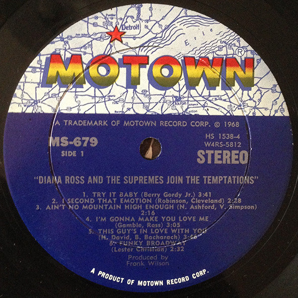 Diana Ross & The Supremes* Join The Temptations : Diana Ross & The Supremes Join The Temptations (LP, Album)