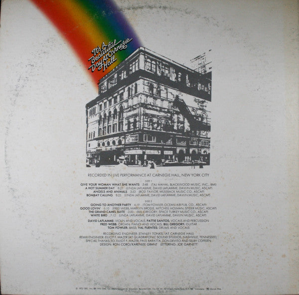 It's A Beautiful Day : At Carnegie Hall (LP, Album)