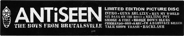 Antiseen : The Boys From Brutalsville (LP, Album, Pic)
