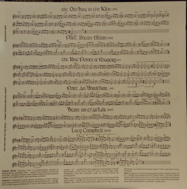 Tommy Peoples & Paul Brady : The High Part Of The Road (LP, Album)