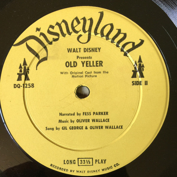 Rex Allen, Fess Parker : Walt Disney Presents The Legend Of Lobo / Walt Disney's Old Yeller (LP, Album)