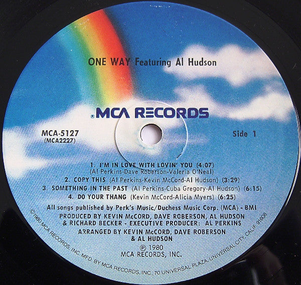 One Way Featuring Al Hudson : One Way Featuring Al Hudson (LP, Album, Pin)