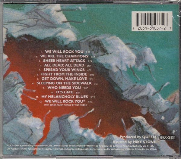 Queen : News Of The World (CD, Album, RE, RM)