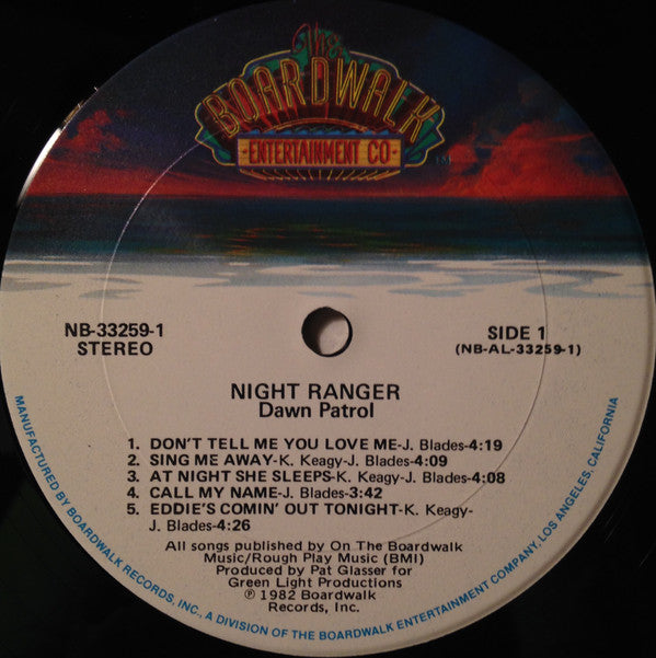 Night Ranger : Dawn Patrol (LP, Album, Club, Car)
