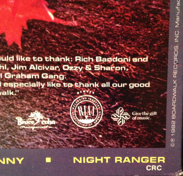 Night Ranger : Dawn Patrol (LP, Album, Club, Car)