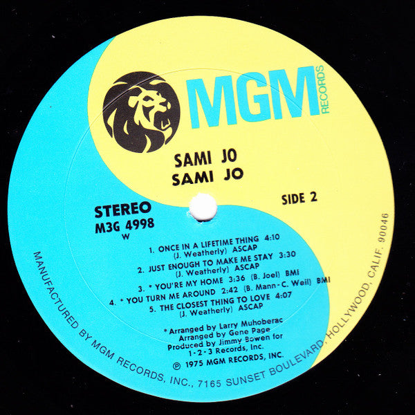 Sami Jo : Sami Jo (LP, Album)
