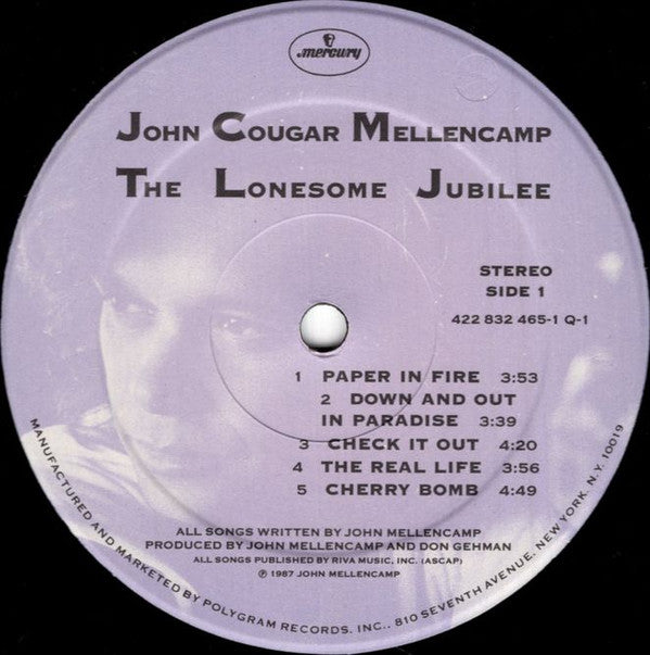 John Cougar Mellencamp : The Lonesome Jubilee (LP, Album, Hau)