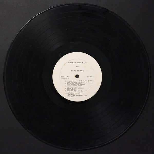 Webb Pierce : Number One Hits (LP, Comp, Promo)
