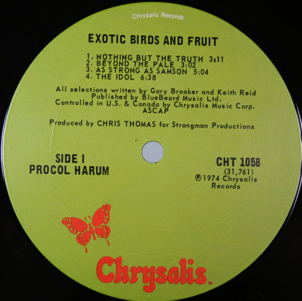 Procol Harum : Exotic Birds And Fruit (LP, Album, Ter)