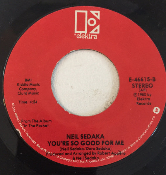 Neil Sedaka And Dara Sedaka : Should've Never Let You Go (7", Single, Styrene, AR )