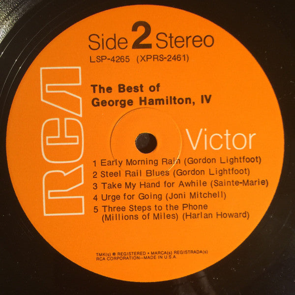 George Hamilton IV : The Best Of George Hamilton IV (LP, Comp)