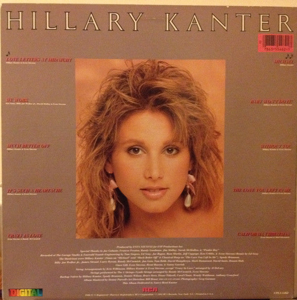 Hillary Kanter : Love Letters At Midnight (LP, Album)
