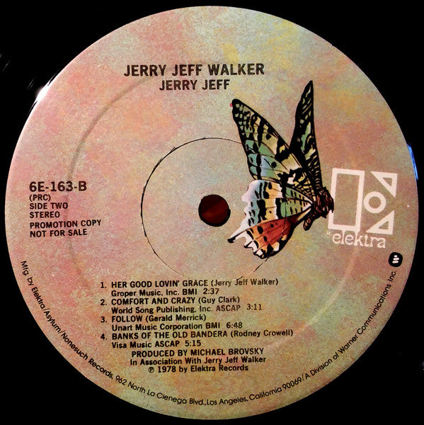 Jerry Jeff Walker : Jerry Jeff (LP, Album)