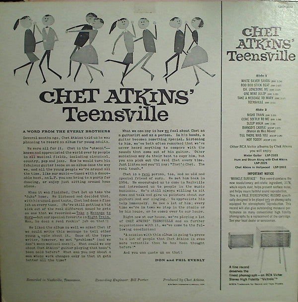 Chet Atkins : Chet Atkins' Teensville (LP, Album, Roc)