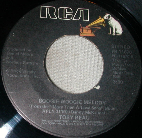 Toby Beau : Then You Can Tell Me Goodbye (7")