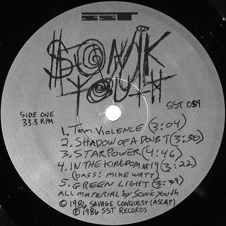 Sonic Youth : Evol (LP, Album)