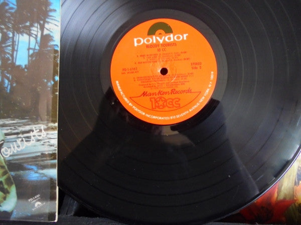 10cc : Bloody Tourists (LP, Album, Pin)