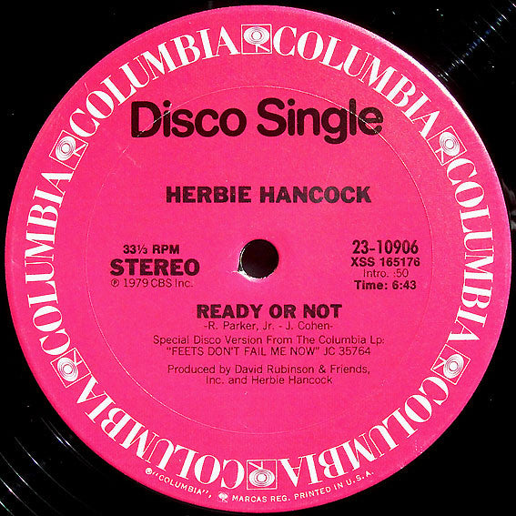 Herbie Hancock : You Bet Your Love / Ready Or Not (12", Single, Ter)