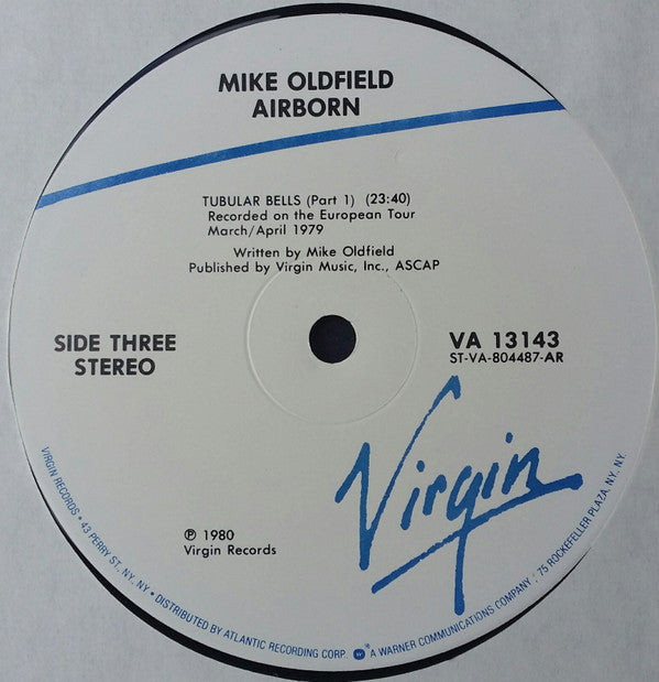 Mike Oldfield : Airborn (2xLP, Album, All)