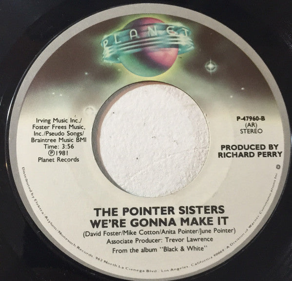The Pointer Sisters* : Should I Do It (7", Single, Styrene, AR )