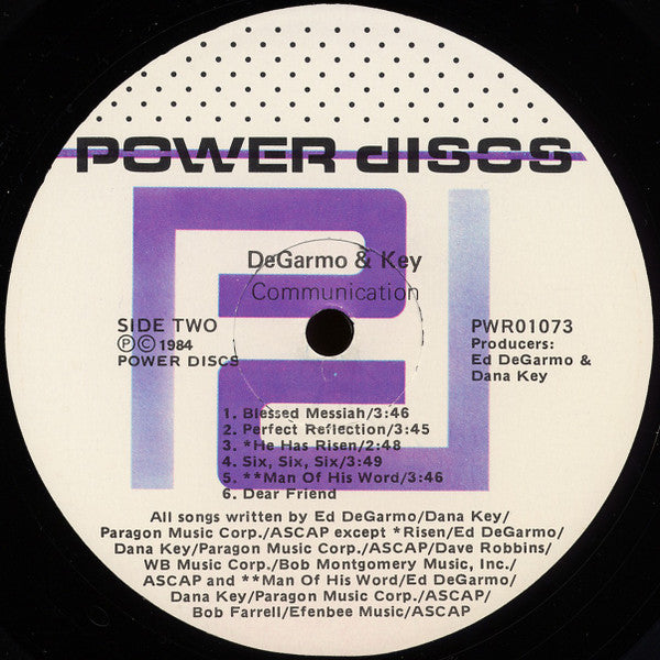 DeGarmo & Key : Communication (LP, Album, Whi)