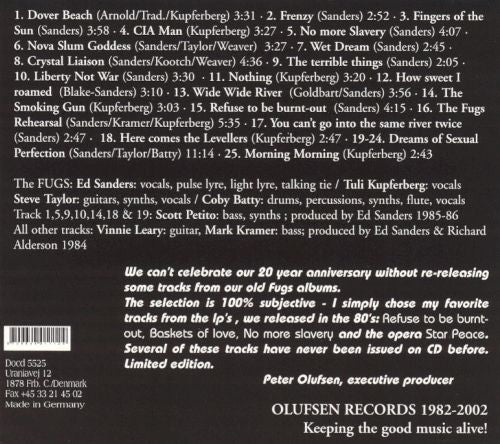The Fugs : Greatest Hits - The Olufsen Years (CD, Comp, Ltd)